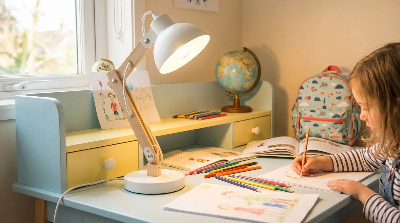 lampara flexo led habitacion ninos estudio masnormal