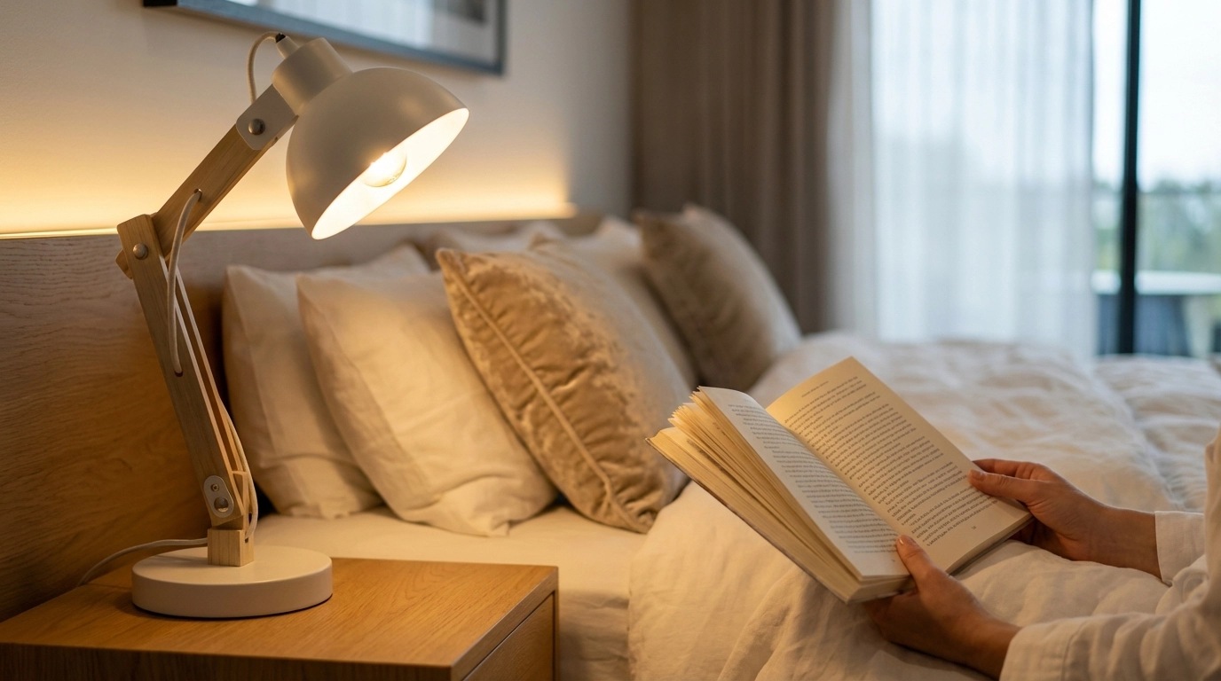 lampara flexo led mesita noche dormitorio masnormal