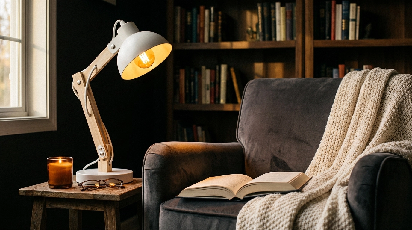 lampara flexo led rincon lectura masnormal