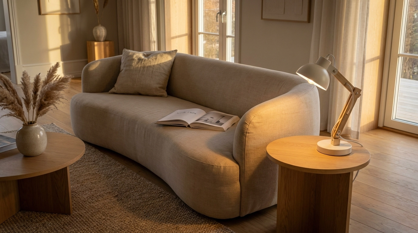 lampara flexo led salon ambiente nordico masnormal