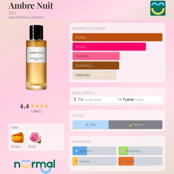 Ambre Nuit Christian Dior 10ML